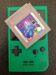 Lana's Gameboy Pocket with Tetris