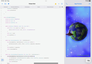 Developing a Metal Renderer in Swift Playgrounds on an iPad