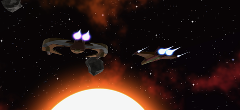 Intercept and Escort - Caliper and Vox Siderum from below