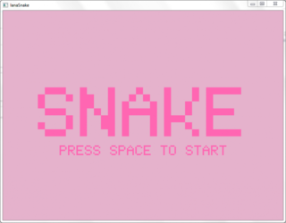 Lana Snake Start Screen