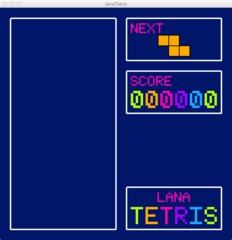 Lana Tetris gameplay wireframe