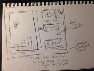 Lana Tetris gameplay sketch